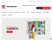 Tablet Screenshot of direct-storage.co.uk